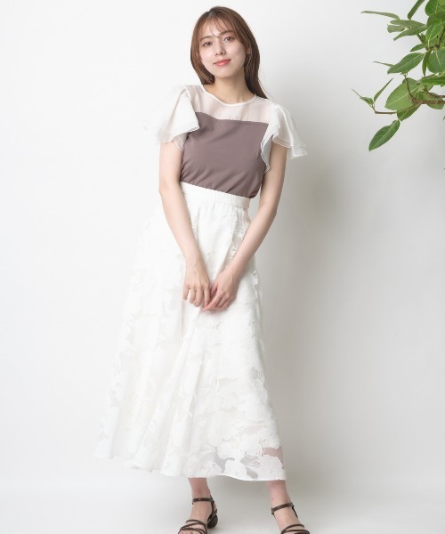 「WILLSELECTION」 半袖カットソー MEDIUM ブラック レディース_画像7