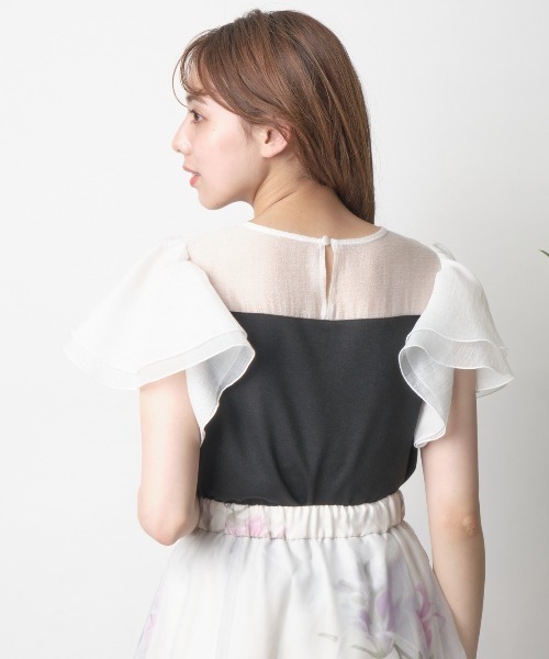 「WILLSELECTION」 半袖カットソー MEDIUM ブラック レディース_画像9