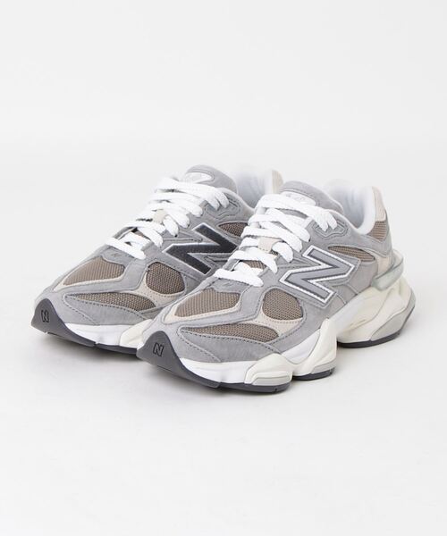 「New Balance」 ローカットスニーカー 24cm グレー レディース