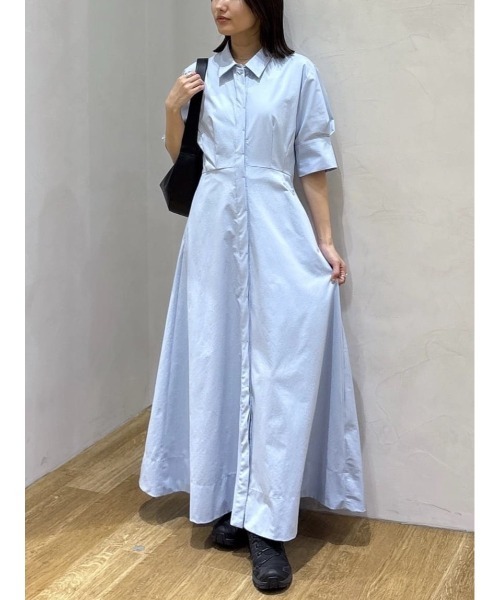 STYLEMIXER（スタイルミキサー） ワンピース 夏 フレアマキシシャツ