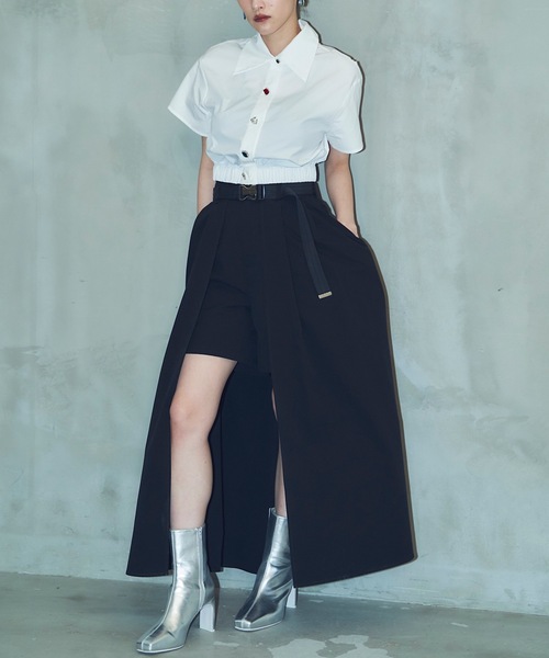 「VIOLETTA」 ロングスカート S ブラック レディース_画像9