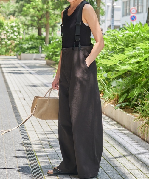 「Spick & Span」 オーバーオール 38 ブラック レディース_1
