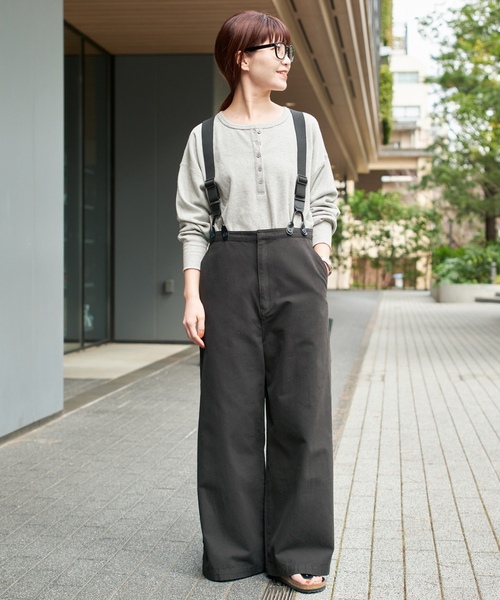 「Spick & Span」 オーバーオール 38 ブラック レディース_2