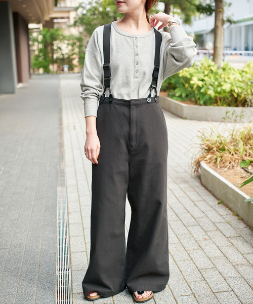 「Spick & Span」 オーバーオール 38 ブラック レディース_7