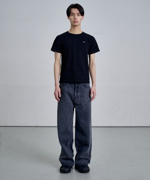 ワイドパンツ ジーンズ STUDS DENIM / スタッズデニム メンズ