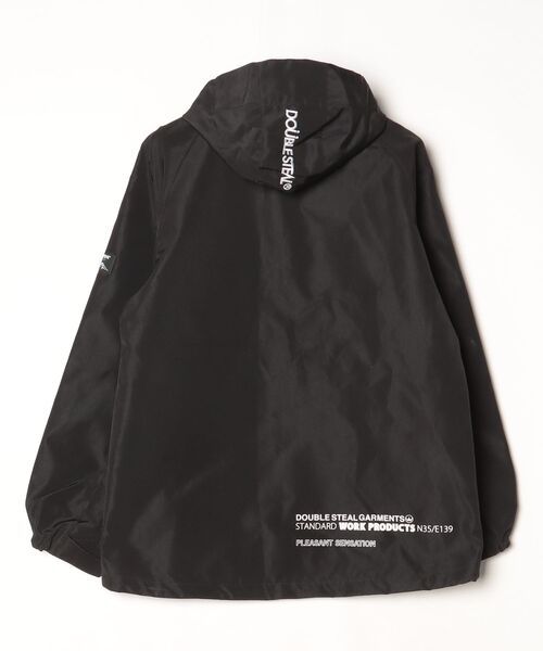 「DOUBLE STEAL」 マウンテンパーカー LARGE ブラック メンズ_画像2