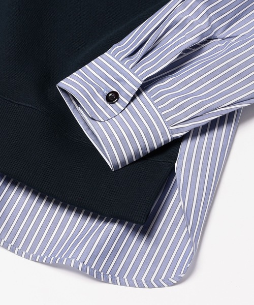 「MR.OLIVE」 スウェットカットソー MEDIUM グレー メンズ_画像5
