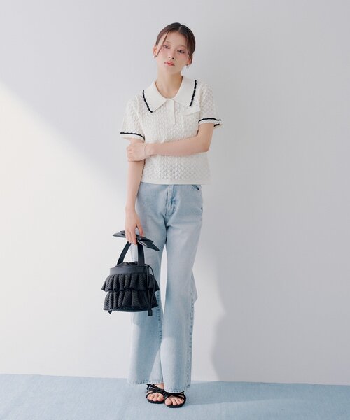 Chico（チコ） サマーニット ニット セーター 「SALON by Chico