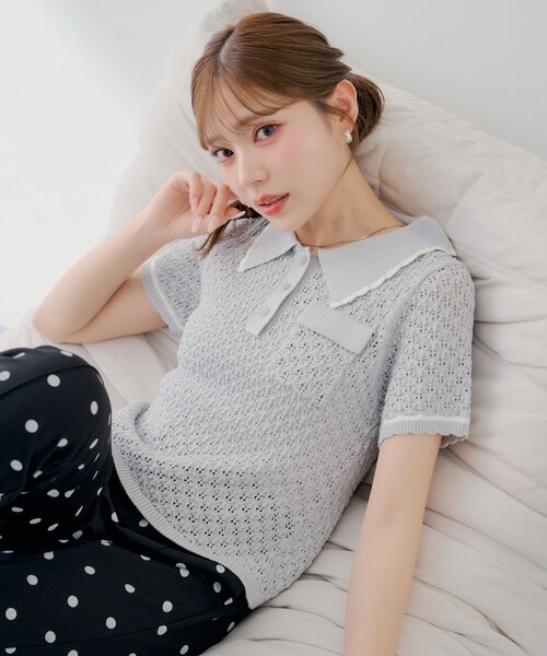 Chico（チコ） サマーニット ニット セーター 「SALON by Chico