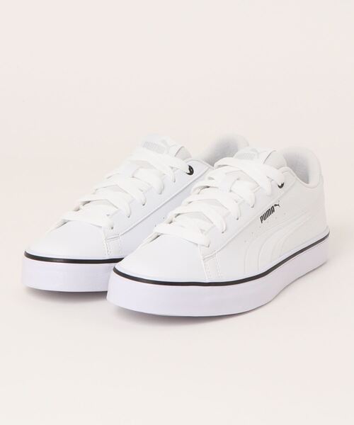 「PUMA」 ローカットスニーカー 25cm ブラック レディース_画像2