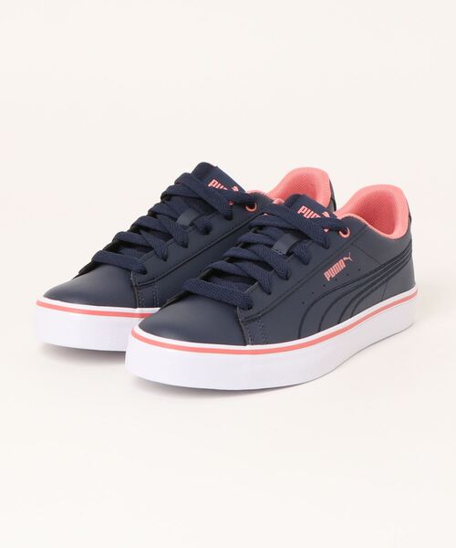 「PUMA」 ローカットスニーカー 25cm ブラック レディース_画像3