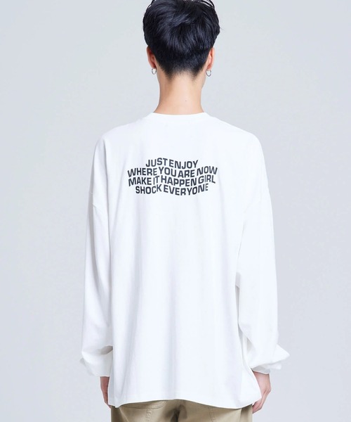 「Little sunny bite」 長袖カットソー MEDIUM ホワイト レディース_画像4