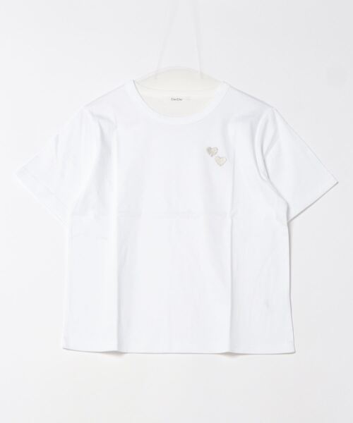 「DouDou」 半袖Tシャツ FREE ホワイト レディース_画像2