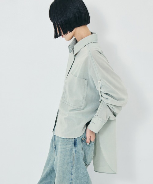 STUDIOUS（ステュディオス） リネンシャツ ブラウス シャツ 「STUDIOUS