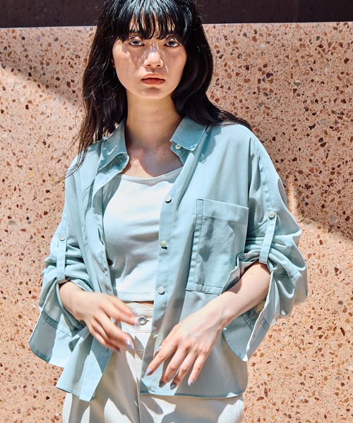 STUDIOUS（ステュディオス） リネンシャツ ブラウス シャツ 「STUDIOUS