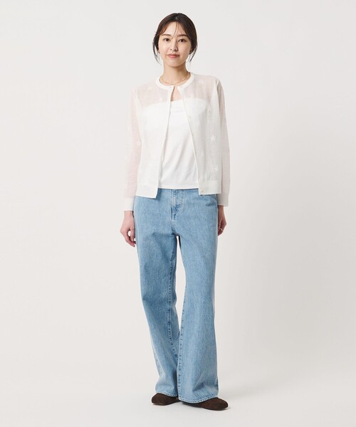 UNITED ARROWS（ユナイテッドアローズ） カーディガン シアー フラワー