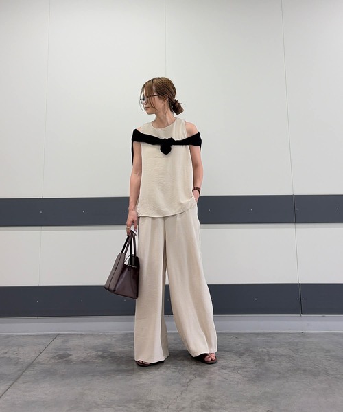 I-SOOK（アイスー） セットアップ 夏 ノースリーブリラックス