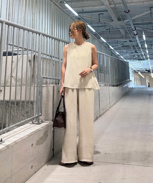 I-SOOK（アイスー） セットアップ 夏 ノースリーブリラックス