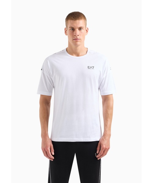 「EMPORIO ARMANI EA7」 半袖Tシャツ X-LARGE ブラック系その他 メンズ_画像2