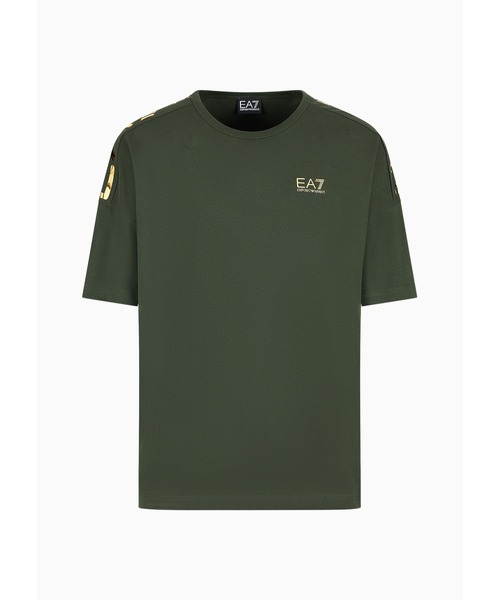 「EMPORIO ARMANI EA7」 半袖Tシャツ X-LARGE ブラック系その他 メンズ_画像9