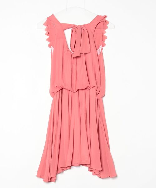 「LIMITLESS LUXURY」 フリルノースリーブワンピース 36 ピンク レディース_画像2