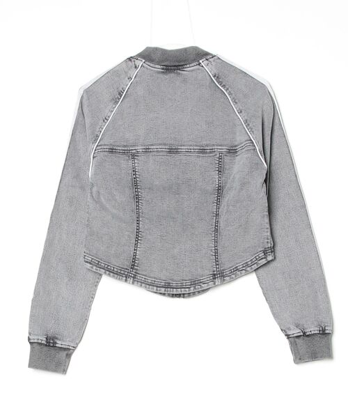 アディダス　デニム　ジャージ adidas（アディダス） ジャージ SST デニム コルセット トラックトップ