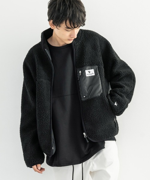 マークゴンザレス ボアジャケット　Lサイズ マークゴンザレス Mark Gonzales 別注 オーバーサイズ シープボア