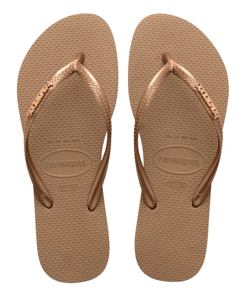 havaianas サンダル (ハワイアナス) / Slim Logo Metallic