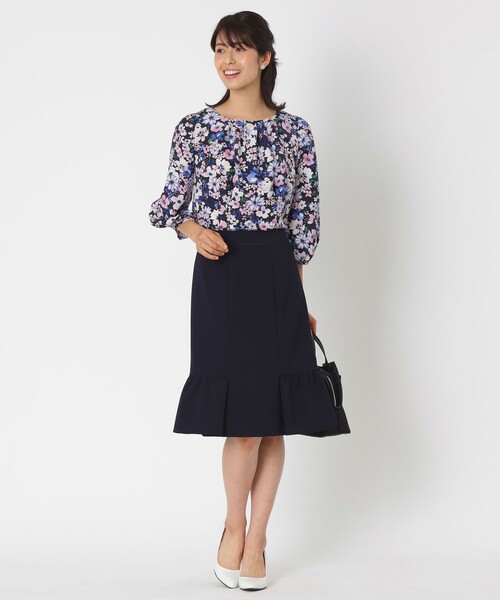 TO BE CHIC スカート ストレッチダブルクロス : ZOZOTOWN Yahoo