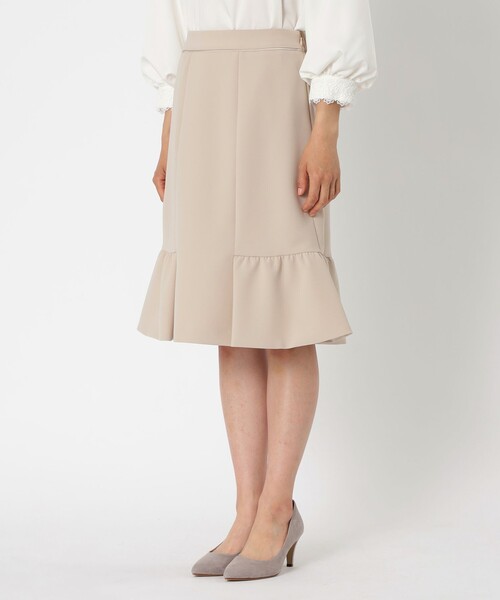 TO BE CHIC スカート ストレッチダブルクロス : ZOZOTOWN Yahoo