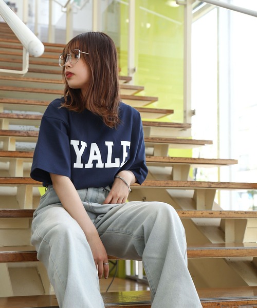 ZIP FIVE（ジップ ファイブ） tシャツ 「YALE」 カレッジロゴ プリント
