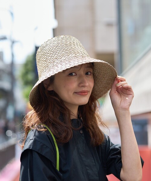 Casselini キャセリーニ リボン付き ストローハット FREAK'S STORE（フリークスストア）の「Casselini/キャセリーニ