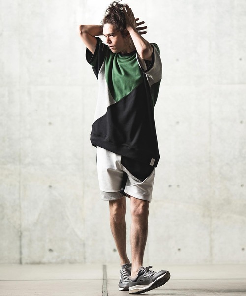 Glimclap トレーナー vintage short sleeve GLIMCLAP トレーナー スウェット msw1287-Random switching