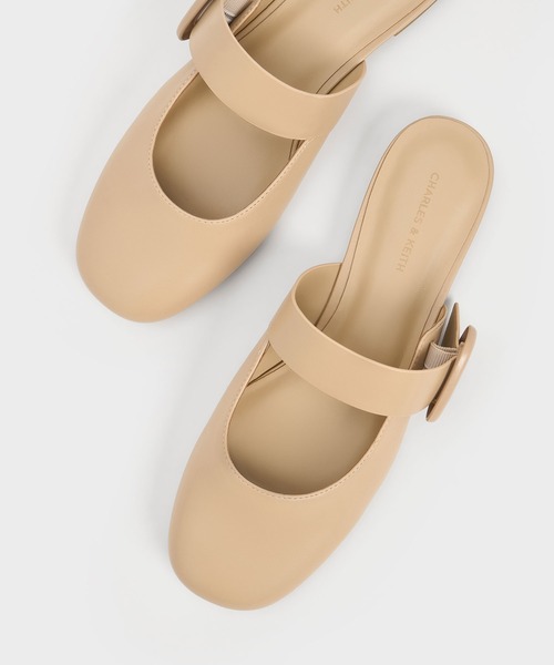 CHARLES ＆ KEITH（チャールズ&キース） サンダル ミュール オーバル