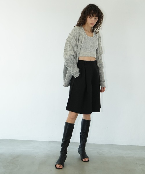 CLANE（クラネ） ブーツ STRETCH OPEN TOE BOOTS レディース