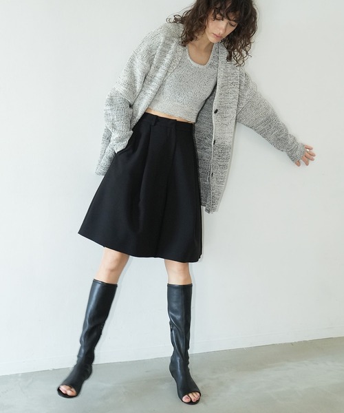 CLANE（クラネ） ブーツ STRETCH OPEN TOE BOOTS レディース