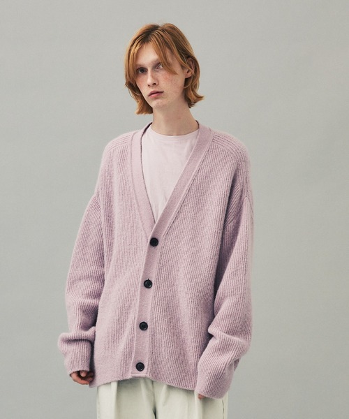 CITY」 ニットカーディガン 2 ラベンダー メンズ : 80864642  