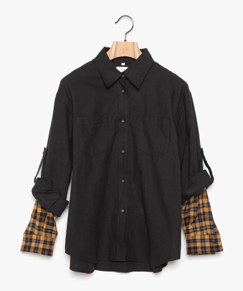 STOF シャツ STOF/ストフ/Layer Sleeve Shirt メンズ : ZOZOTOWN Yahoo 