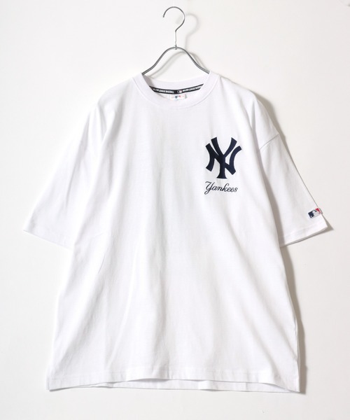 MLBチームロゴ Tシャツ ホワイト MLB】チームロゴTシャツ 半袖Tシャツ（Tシャツ/カットソー