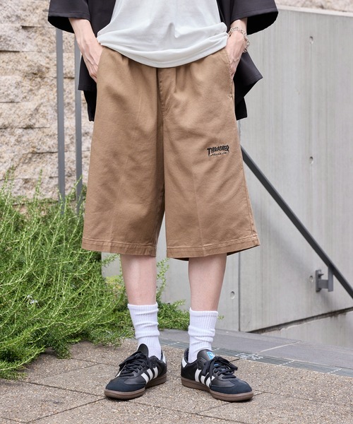 THRASHER（スラッシャー） ハーフパンツ ジーンズ 短パン 「THRASHER