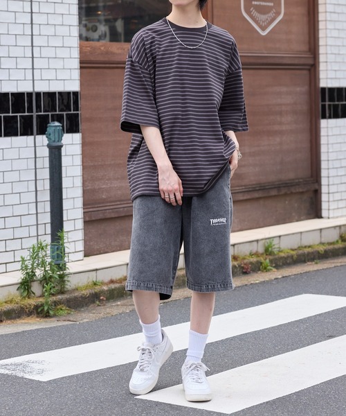 THRASHER（スラッシャー） ハーフパンツ ジーンズ 短パン 「THRASHER