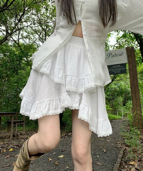 【PRADA】VIP価格☆ストレートヘム ミニ スカート PRADA】VIP価格☆ロゴ刻印ミニスカート