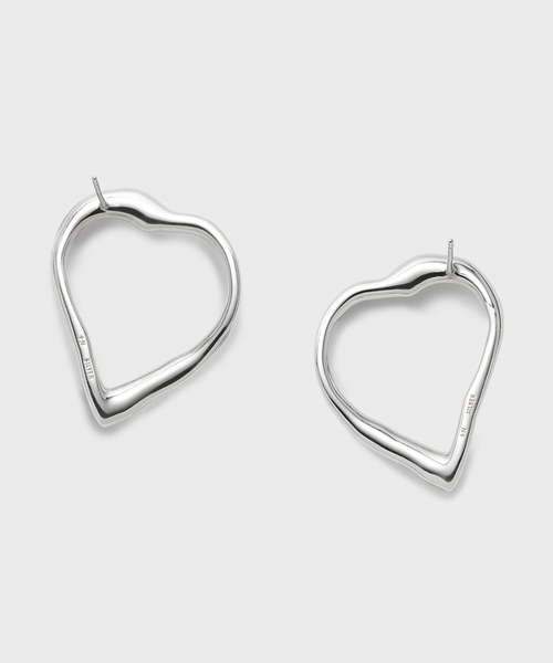ピアス シルバーハートピアス レディースの画像