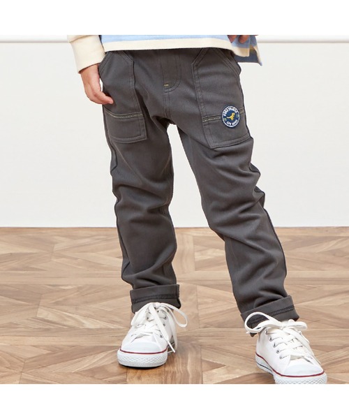 KP BOY（ケーピーボーイ） パンツ ツイルストレッチ裏起毛パンツ(80 