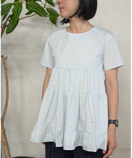 Sono ブラウス シャツ ZOZO限定再販「SONO/ソーノ」ティアード