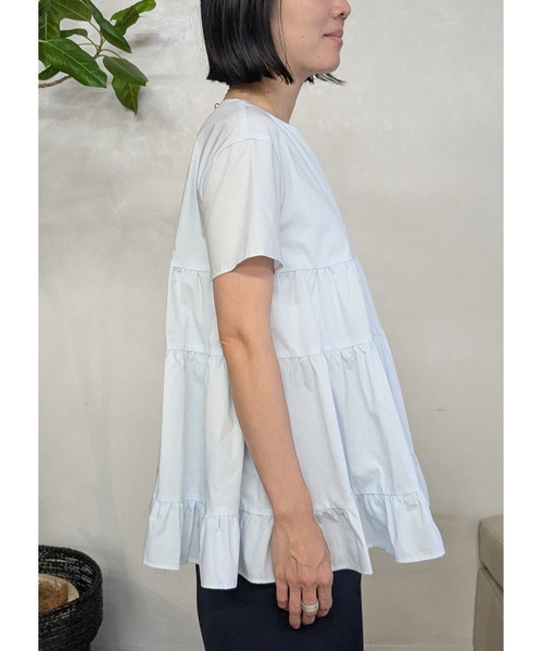 Sono ブラウス シャツ ZOZO限定再販「SONO/ソーノ」ティアード