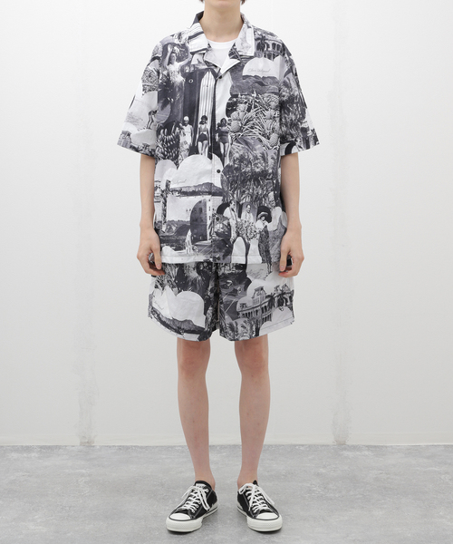 Cloveru（クローバル） シャツ ブラウス URBAN 2WAY PICTURE SHIRTS