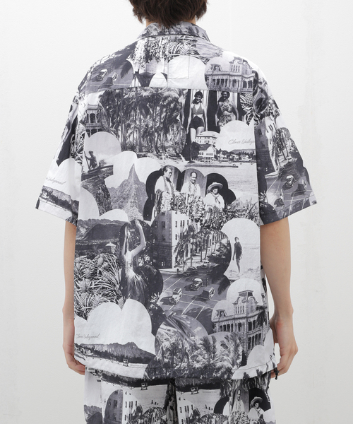 Cloveru（クローバル） シャツ 半袖 URBAN 2WAY PICTURE SHIRTS メンズ