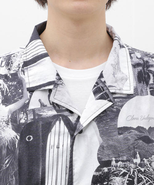 Cloveru（クローバル） シャツ ブラウス URBAN 2WAY PICTURE SHIRTS
