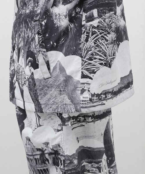 シャツ ブラウス Cloveru / クローバル URBAN 2WAY PICTURE SHIRTS 